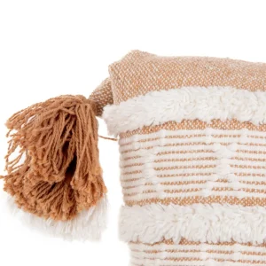 Poszewka Subir Wyszywana Z Fredzlami Pomaranczowa 45X45 Cm