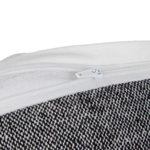 Poszewka Subir Wyszywana Z Fredzlami Czarna 45X45 Cm