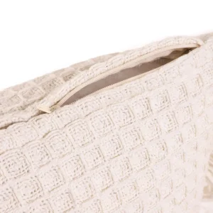 Poszewka Vaffel Z Fredzlami 45X45 Cm