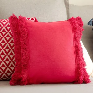 Poszewka Vivero Fuksjowa Z Fredzlami 45X45 Cm