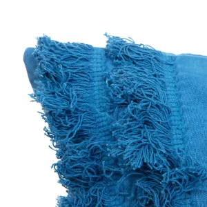 Poszewka Vivero Granatowa Z Fredzlami 45X45 Cm