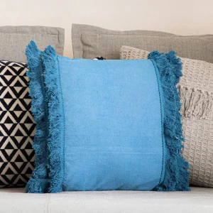 Poszewka Vivero Granatowa Z Fredzlami 45X45 Cm