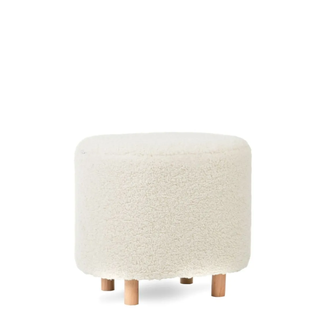 pufa_alda_bezowa_w_tkanin_1.webp Pufa Alda Bezowa W Tkaninie Teddy 50X40X44 Cm