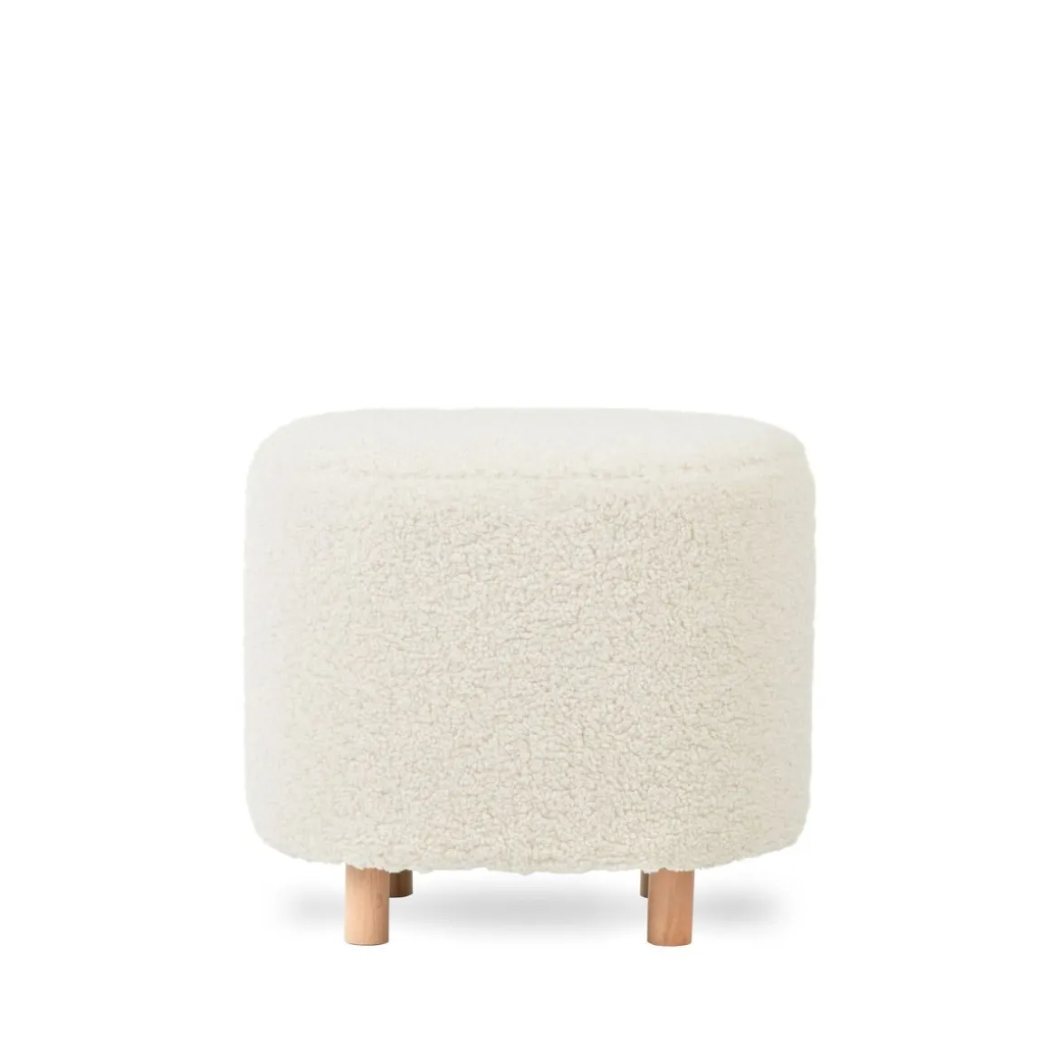 pufa_alda_bezowa_w_tkanin_2.webp Pufa Alda Bezowa W Tkaninie Teddy 50X40X44 Cm