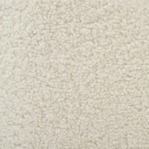 Pufa Alda Bezowa W Tkaninie Teddy 50X40X44 Cm