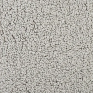 Pufa Alda Szara W Tkaninie Teddy 50X40X44 Cm