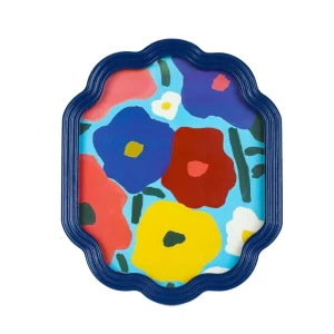 Ramka Na Zdjecie Floral Aura Granatowa 20X25 Cm