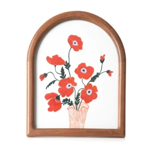 Ramka Na Zdjecie Sali Polokragla Drewniana 20X25 Cm