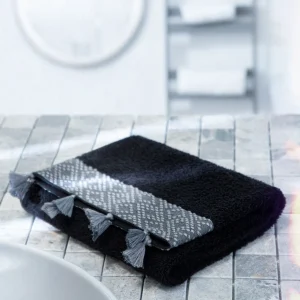 Ręcznik Teri Czarno-Szary 70X130Cm