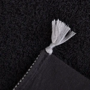 Ręcznik Teri Czarno-Szary 50X90Cm
