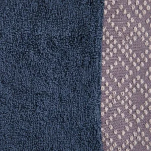 Ręcznik Teri Granatowo-Rozowy 70X130Cm