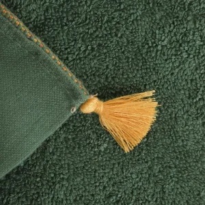 Ręcznik Teri Zielono-Musztardowy 70X130Cm