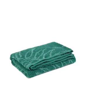 Ręcznik Wilday Ciemnozielony W Liscie 50X90Cm