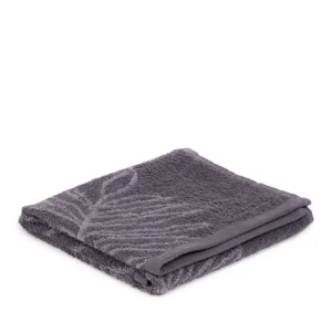 Ręcznik Wilday Szary W Liscie 50X90Cm