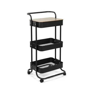 Regal Na Kolkach Hylla Metalowy 90X43X42Cm