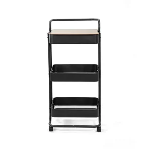 Regal Na Kolkach Hylla Metalowy 90X43X42Cm