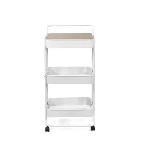 Regal Na Kolkach Hylla Metalowy 90X43X42Cm