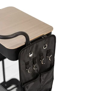 Regal Na Kolkach Hylla Metalowy 90X43X42Cm