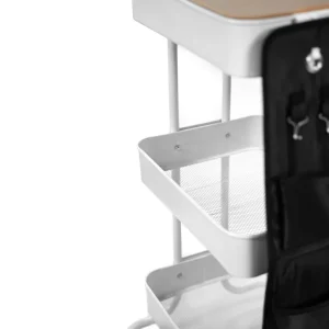 Regal Na Kolkach Hylla Metalowy 90X43X42Cm