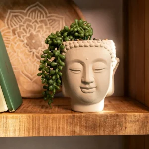 Roslina Sztuczna Esin W Bezowej Donicy 13X12X19 Cm