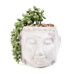 Roslina Sztuczna Esin W Szarej Donicy 19X18X14,5 Cm