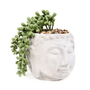 Roslina Sztuczna Esin W Szarej Donicy 19X18X14,5 Cm