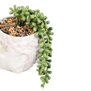 Roslina Sztuczna Esin W Szarej Donicy 19X18X14,5 Cm