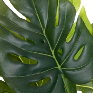 Roslina Sztuczna Tropical Zone Monstera W Czarnej Donicy 75 Cm