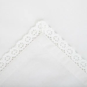 Serweta Asen Z Koronkowym Wykonczeniem Ecru 80X80