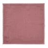 Serwetka Elin Muslinowa Z Koronkowa Lamowka Rozowa 40X40