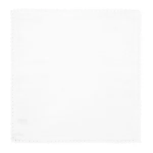 Serwetka Elin Muslinowa Z Koronkowa Lamowka Biala 40X40 Cm