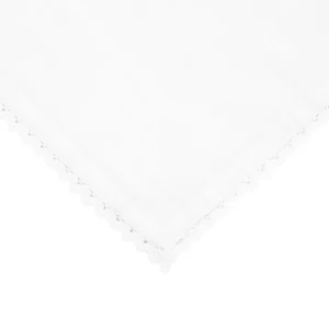 Serwetka Elin Muslinowa Z Koronkowa Lamowka Biala 40X40 Cm