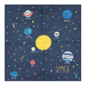 Serwetki Space Papierowe Z Nadrukiem 20 Szt. 16X16 Cm