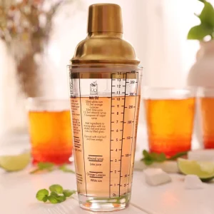 Shaker Alcole Ze Zlotym Wieczkiem 0,4 L