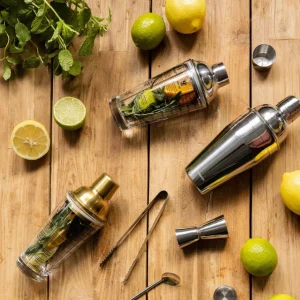 Shaker Alcole Ze Zlotym Wieczkiem 0,4 L