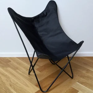 Siedzisko Butterfly Wymienne Do Fotela - Czarna Eco Skora 76X97 Cm