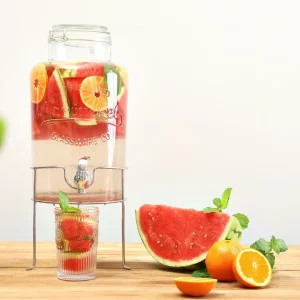 Sloik Freya Z Kranikiem Szklany L 6 L