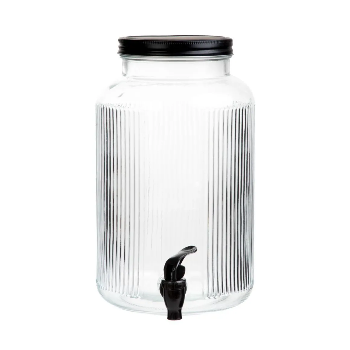 sloik_velmo_z_kranikiem_p_0.webp Sloik Velmo Z Kranikiem Prazkowany Z Czarna Pokrywka 6 L