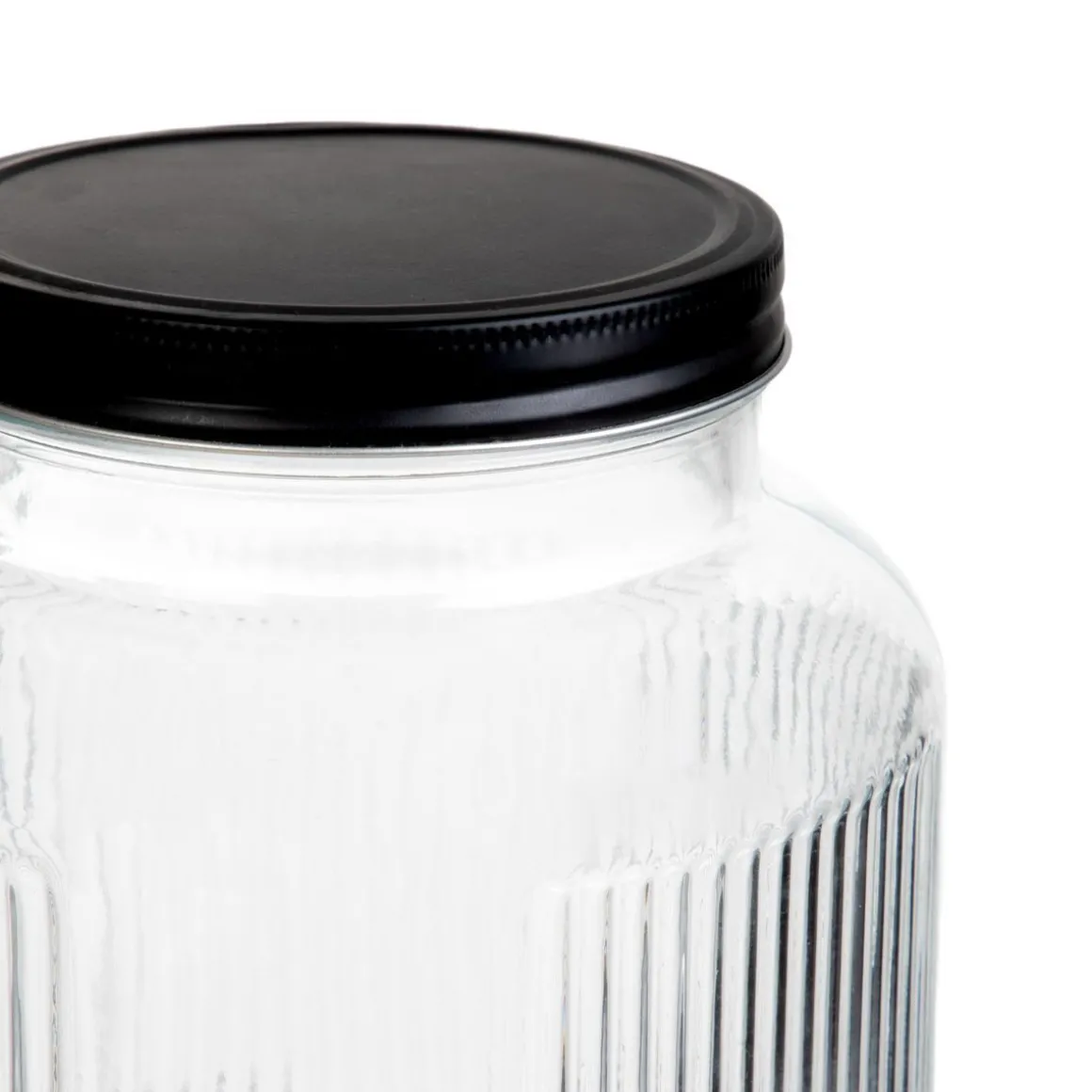 sloik_velmo_z_kranikiem_p_3.webp Sloik Velmo Z Kranikiem Prazkowany Z Czarna Pokrywka 6 L