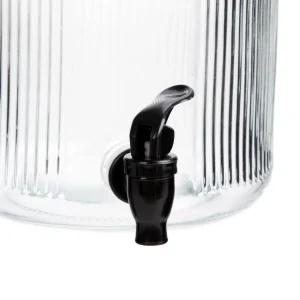 Sloik Velmo Z Kranikiem Prazkowany Z Czarna Pokrywka 6 L