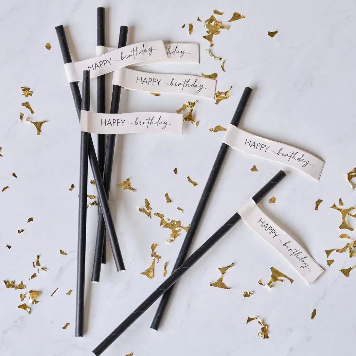 slomki_birthday_papierowe_0.webp Slomki Birthday Papierowe "Happy Birthday" 16 Szt.