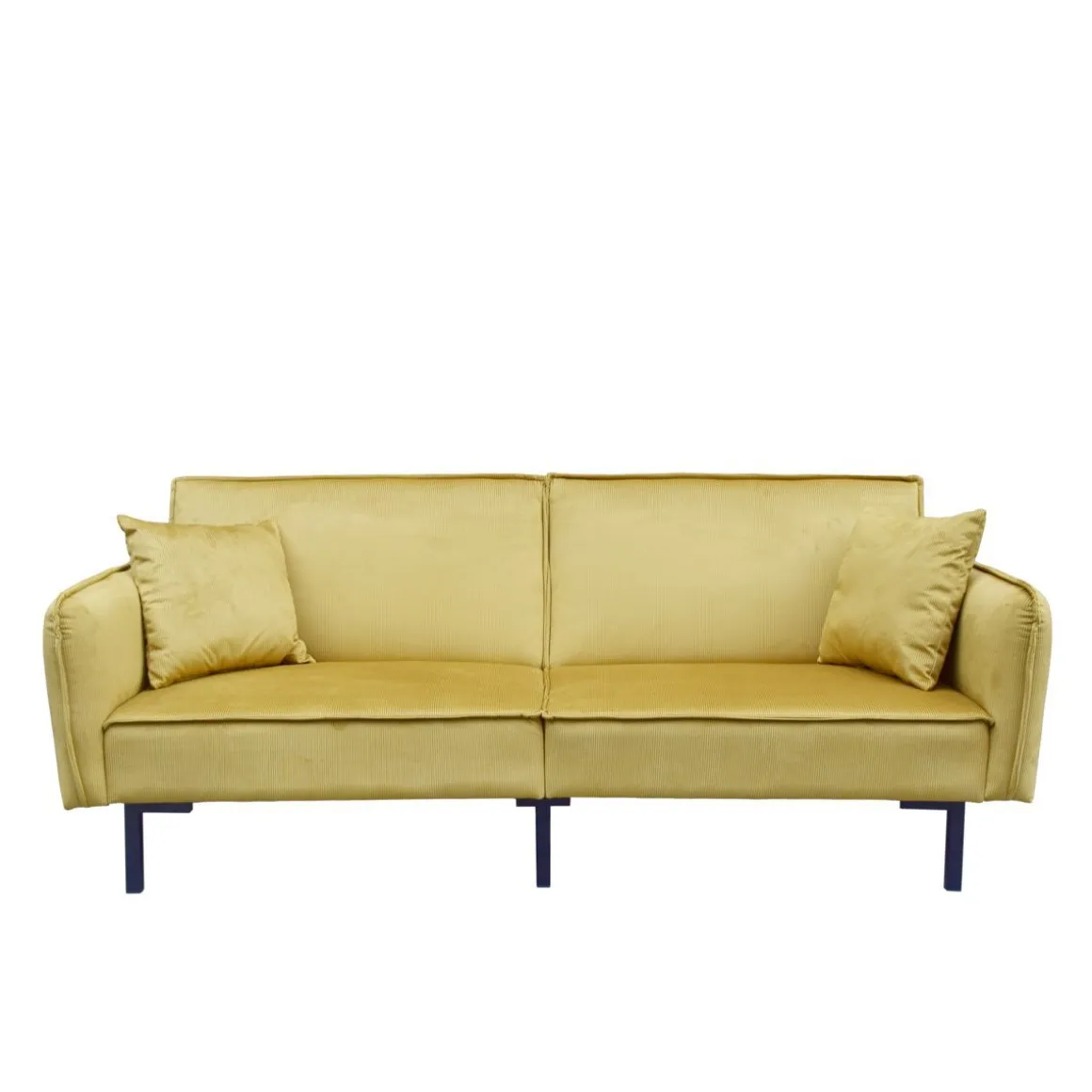 sofa_canto_osobowa_z_funk_1-1.webp Sofa Canto 3-Osobowa, Z Funkcja Spania, Welurowa Musztardowa 199X90X85 Cm