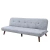 Sofa Rinko Sofa 3-Osobowa, Z Funkcja Spania, Ciemnoszara 195X81X74 Cm