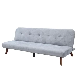 Sofa Rinko Sofa 3-Osobowa, Z Funkcja Spania, Ciemnoszara 195X81X74 Cm