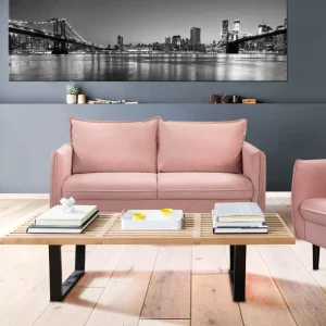 Sofa Rugg Rozowa 149X86X91Cm