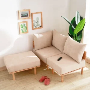 Sofa Seri Modulowa Bezowa 74X86X86 Cm