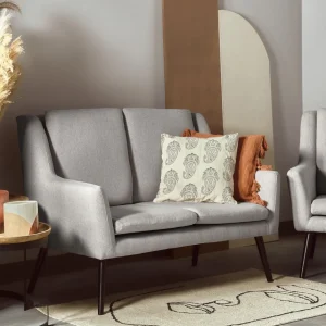 Sofa Sophie W Tkaninie Jasnoszara 130X75X93 Cm