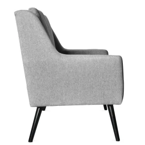 Sofa Sophie W Tkaninie Jasnoszara 130X75X93 Cm