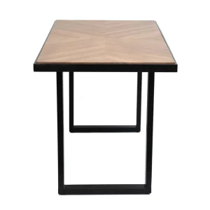 Stol Nattmal Lite Drewno Akacji + Metal 140X70X76 Cm