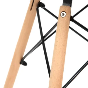 Stol Tavolo Naturalny Z Bialym Blatem 80X72Cm